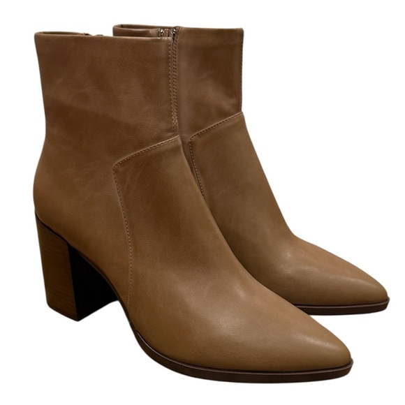 Jeffrey Campbell DUNCANN Boots Tan Brown 10 Classic Capsule Wardrobe Fall Staple - Picture 1 of 11